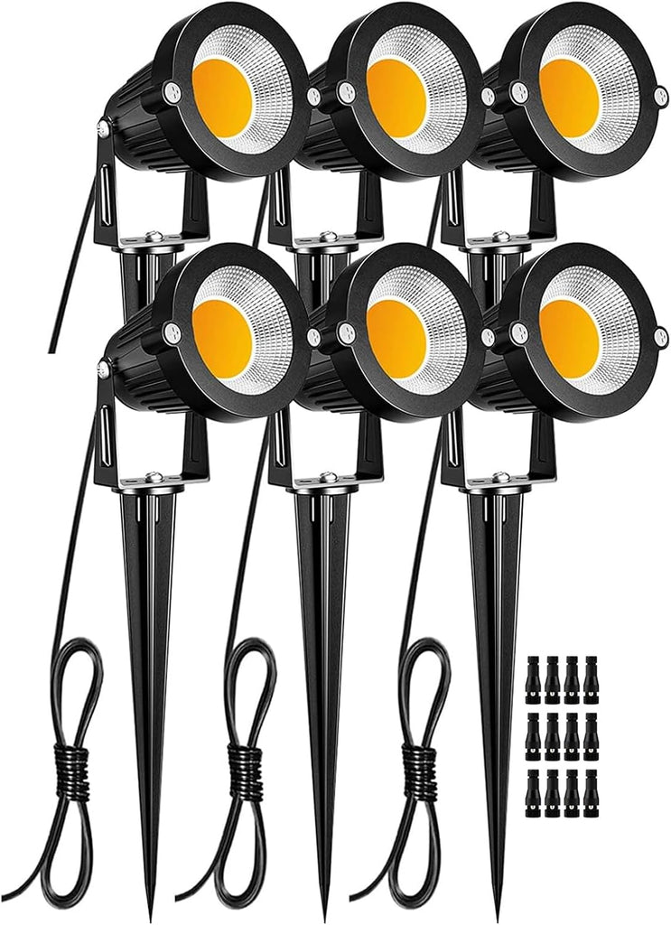 Low Voltage Landscape Lights 5W LED Landscape Lighting 12V 24V Outdoor Spotlights Waterproof Garden Decorative