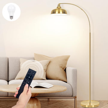 Gold Floor Lamps - Arc Floor Lamps over Coach Lamp 70"