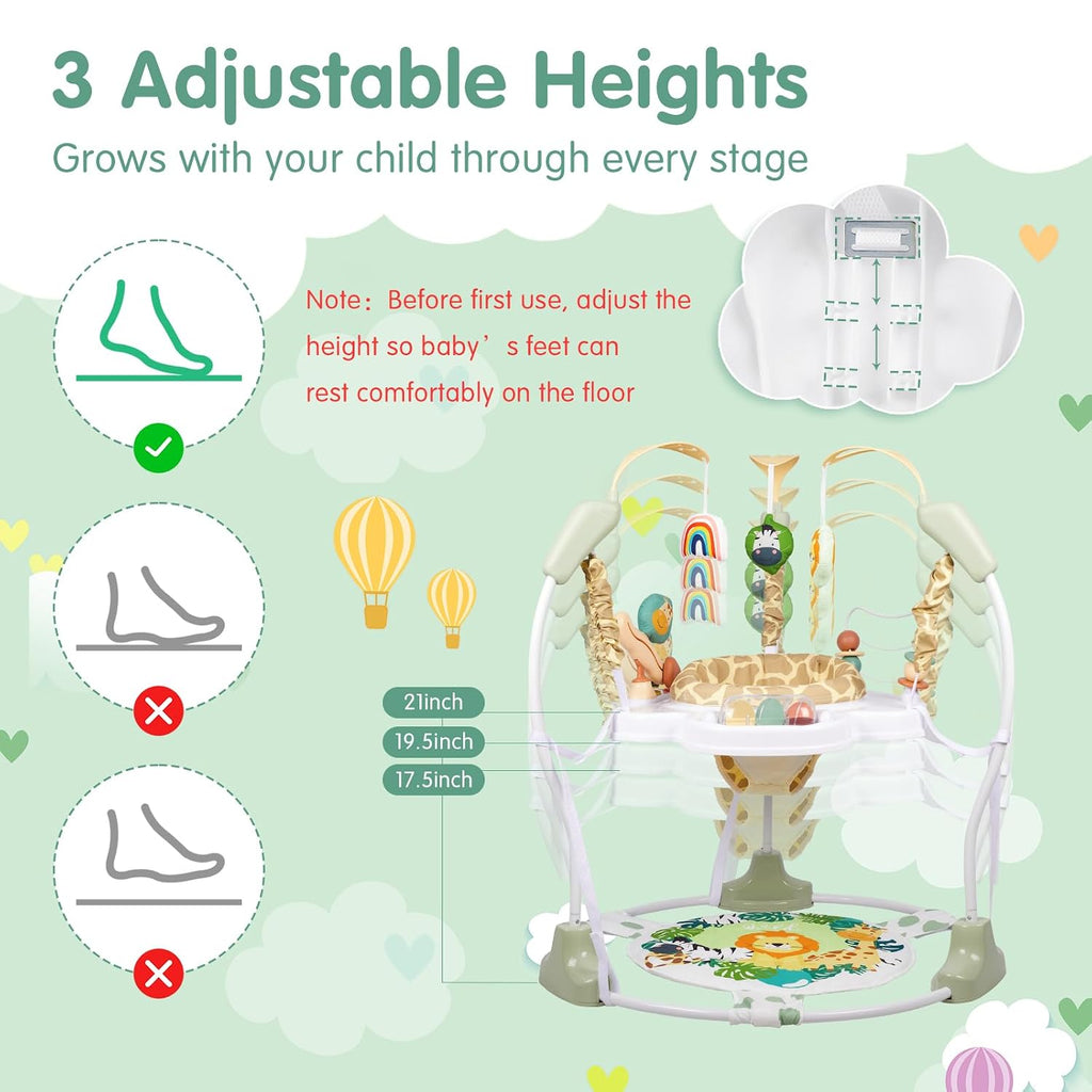 Bouncer Jumper Activity Center, in-1 Baby Play Station for 6+ Months