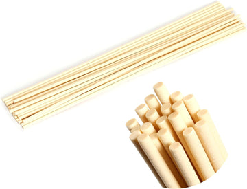 Creamy White Fibre Reed Diffuser Sticks 43cm x 5mm Fibre Reed Diffuser Sticks Thick Diffuser Reeds Sticks - Set of 20