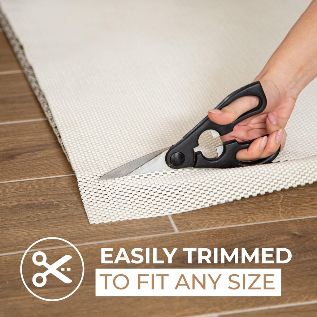 Rug Pad 3x5 Ft - Non-Slip Gripper Mat for Hardwood Floors & Carpet - Set of 15