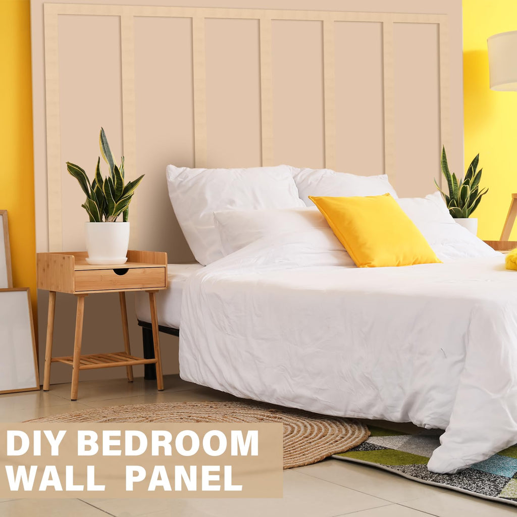 1 Set Mdf Board and Batten Wall Panel Wainscoting Panel 107.5 x 80''
