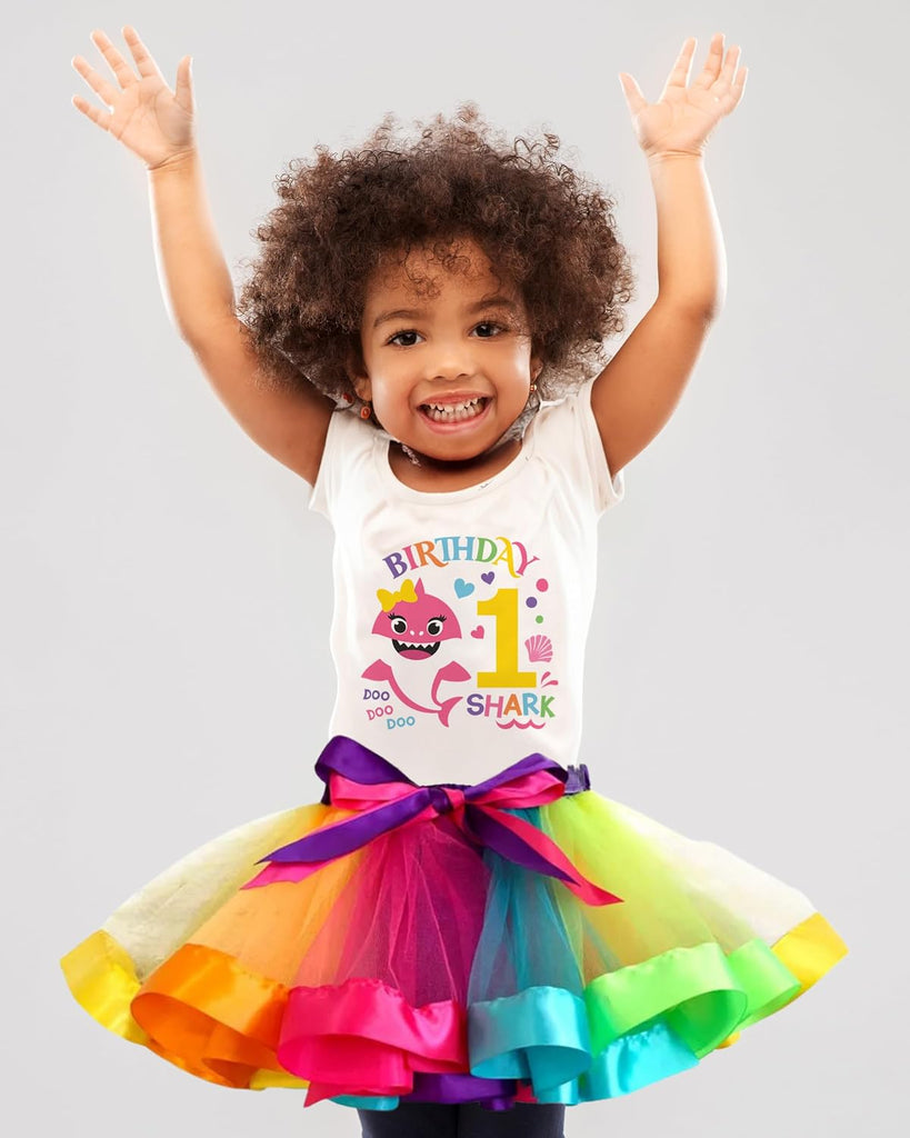 Shark Birthday Outfit Girl Collection - 1st Birthday