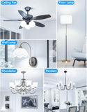 E12 LED Bulbs 60W Equivalent, E12 Small Base Candelabra Ceiling Fan Bulbs 6W 620LM, A15 Globe Bulb 85+ CRI