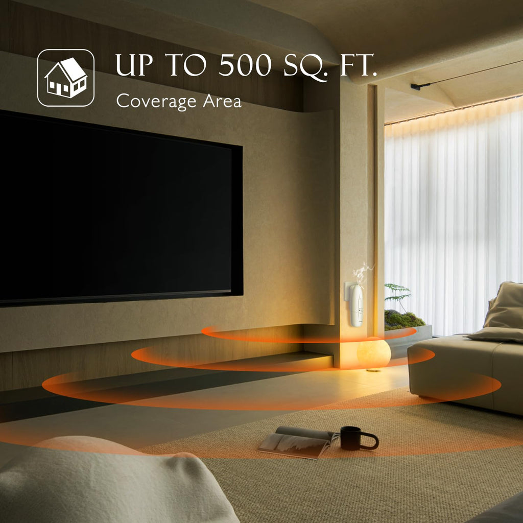 Plug in Scent Diffuser, Waterless Essential Oil Diffuser, Cover Up to 500 Sq. Ft., Hotel Collection Diffuser