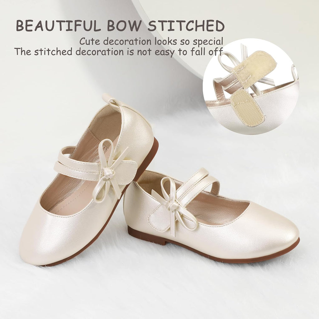 Girls Dress Shoes Kids Mary Jane Toddler Ballet Flats