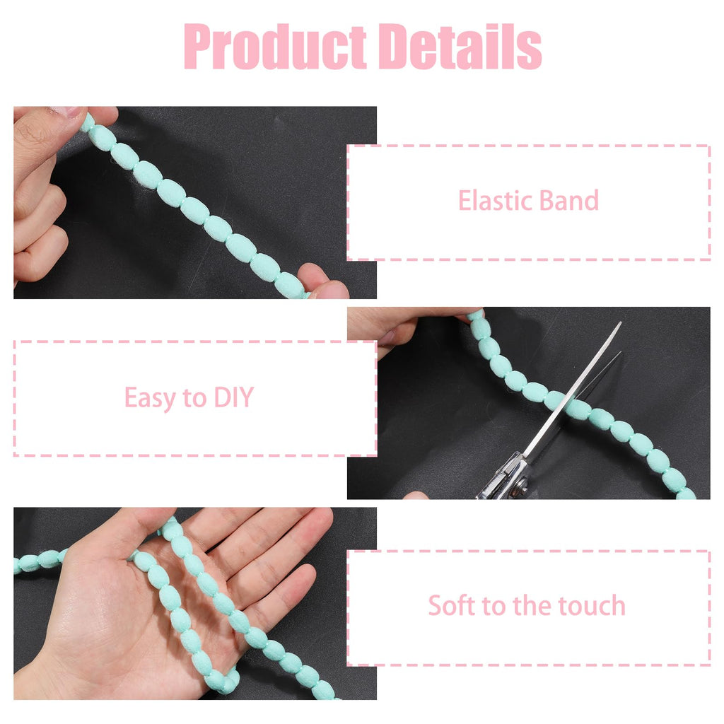 12 Colors Mini Pom Pom Fringe Trim - 84 Yards
