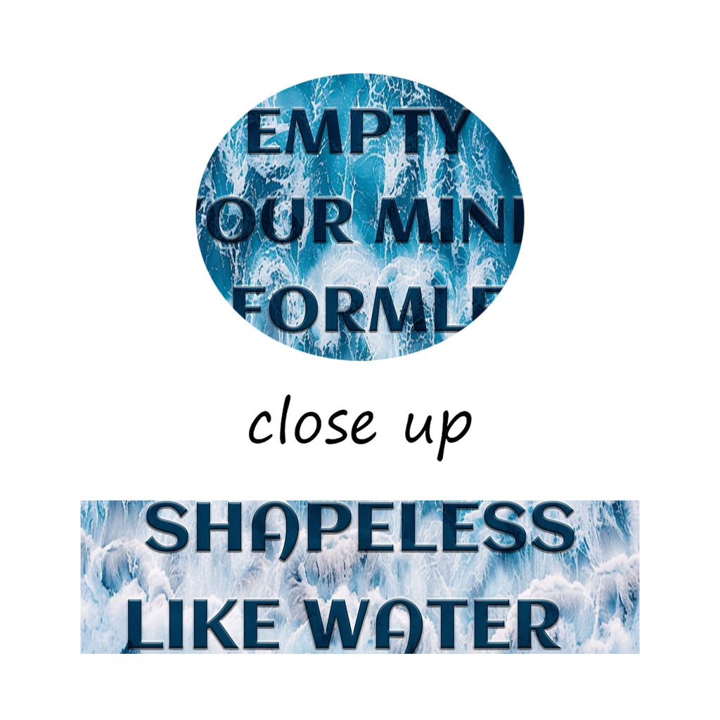 Ocean Wave Quote Wall Art, Water Typography Canvas Decoration