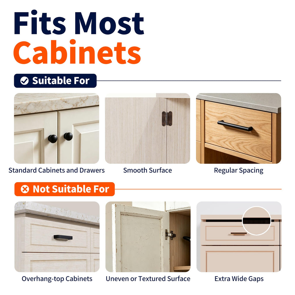 Cabinet Locks (Pro Extended - 16 Pack) - Cabinet Locks Baby Proofing