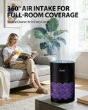 Air Purifiers for Bedroom Up to 1086 Ft², Air Purifiers for Home with Lights, HEPA Air Purifier Remo