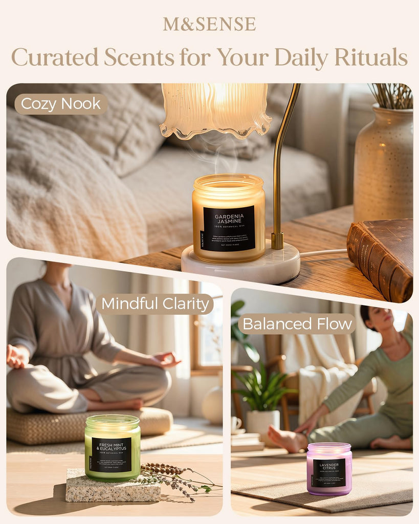 Lavender Citrus Scented Candles, 11.6oz Natural Soy Wax