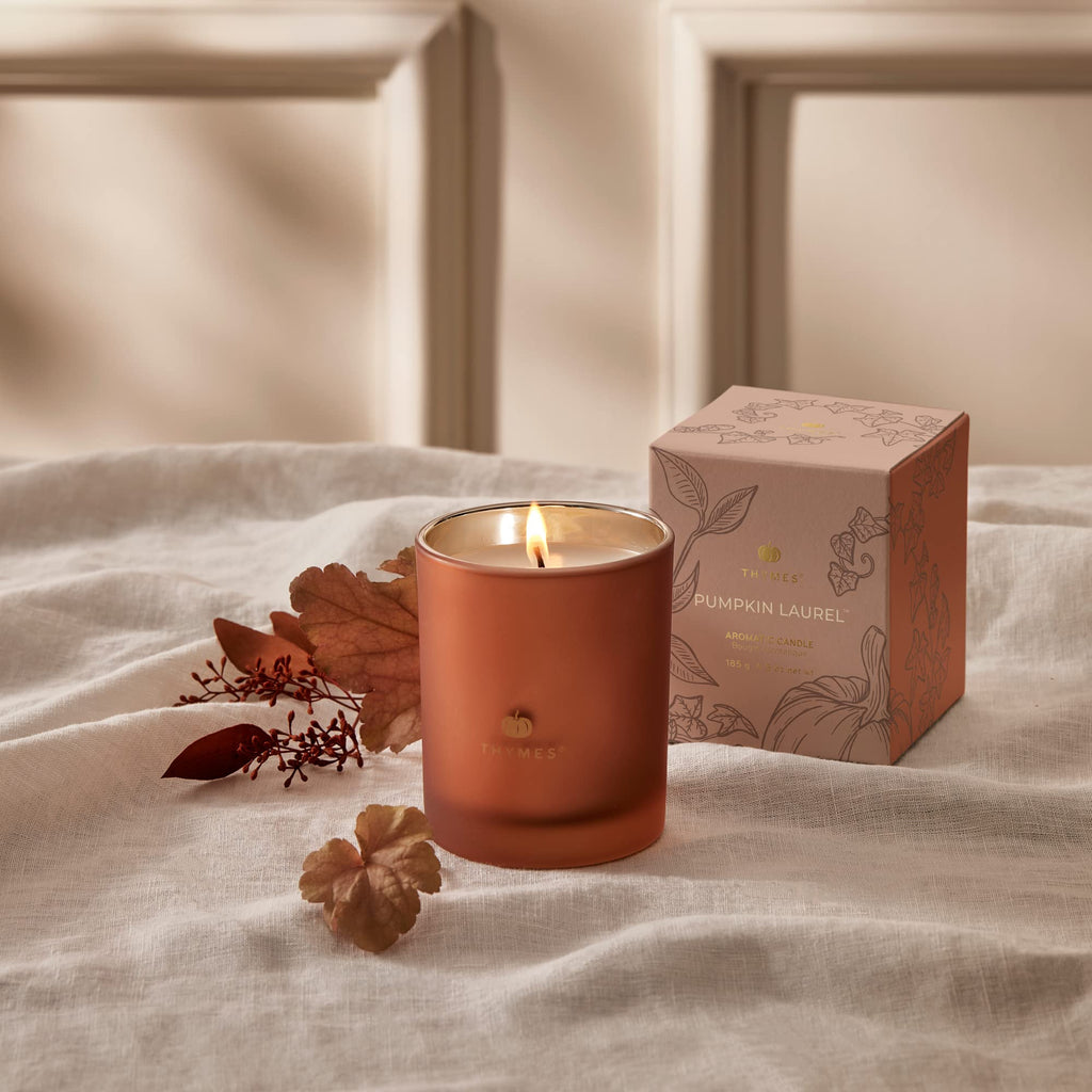 Scented Candles Decor - Luxury Home Fragrance Gifts for Women & Men - Fall Candles with Creamy Pumpkin, Nutmeg, &