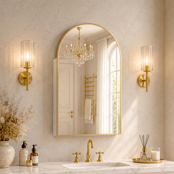 Gold Medicine Cabinet Mirror s, Wall Mount 20"x30"