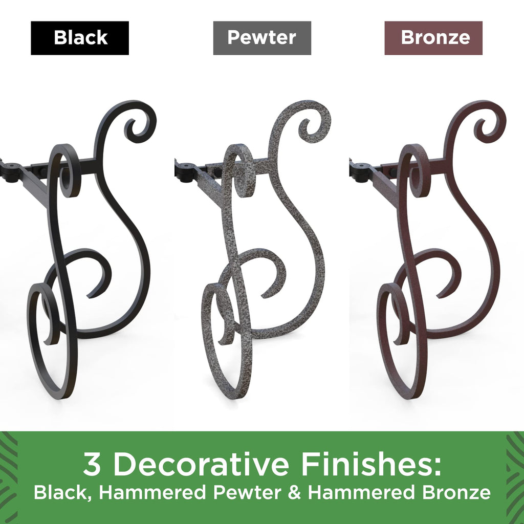 Adjustable Plant Stand Indoor Outdoor, Mid Century Modern Medal Holder for Large Planters
