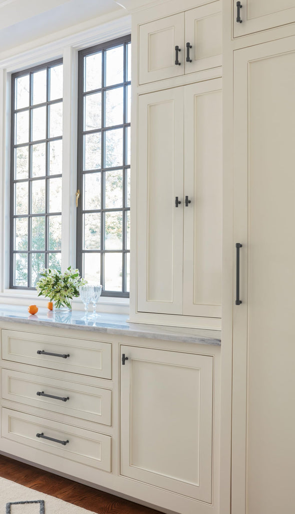 3" Faircrest Matte Black Drawer Pull