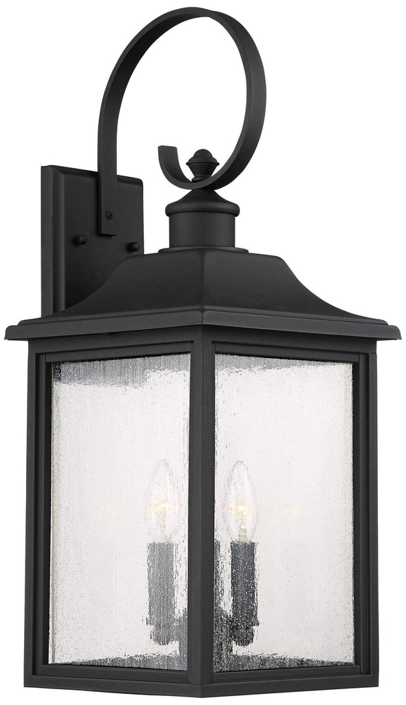 Moray Bay 24" Black Traditional Outdoor Wall Lantern Light Fixture