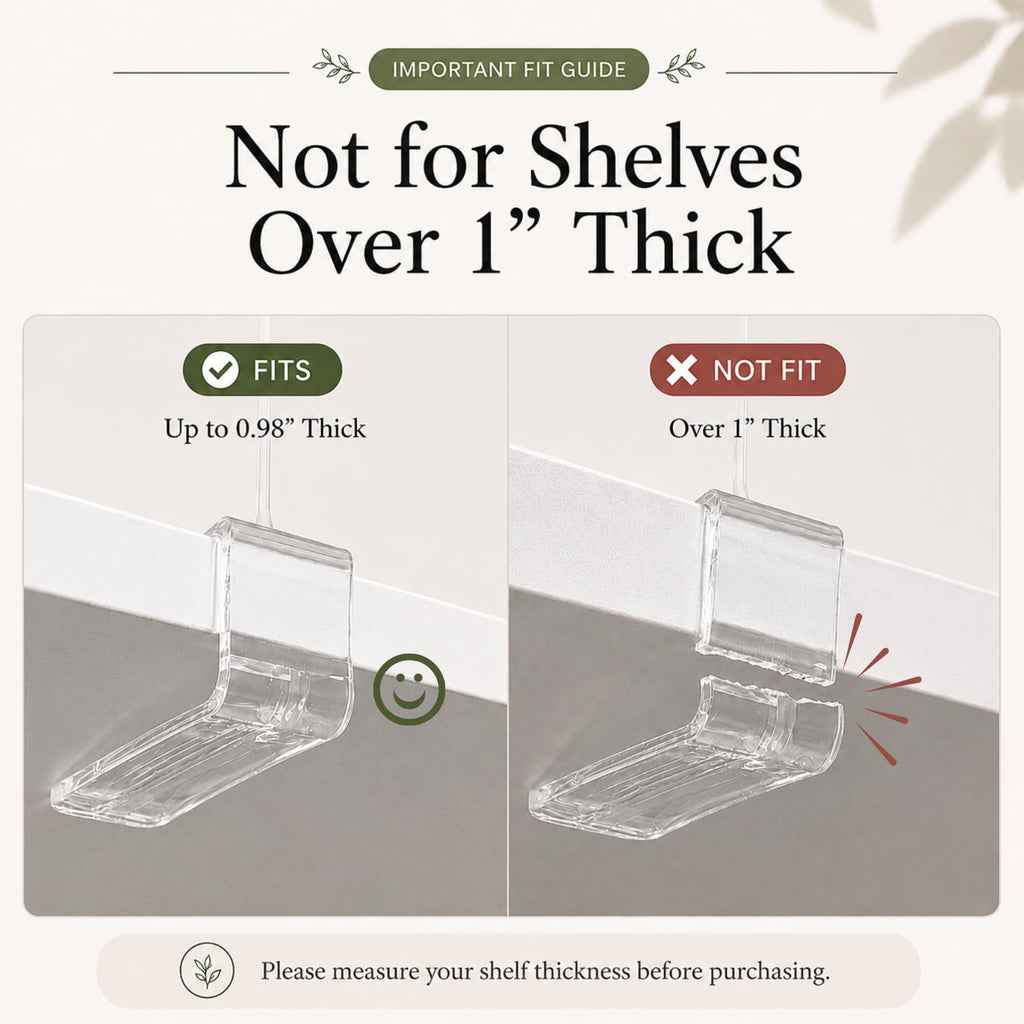 Shelf Dividers Purse Organizer for Closet: 11" Tall (Extra Tall)