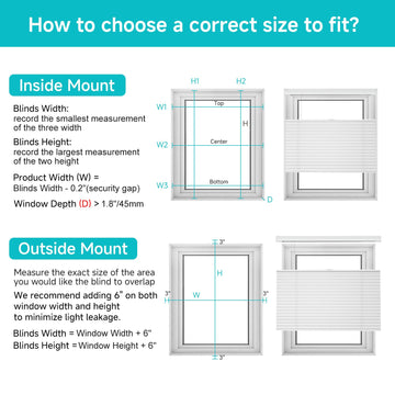 Motorized Top Down Bottom Up Cellular Shades, Cordless Smart Window Treatment with Remote, Light Filtering Blinds