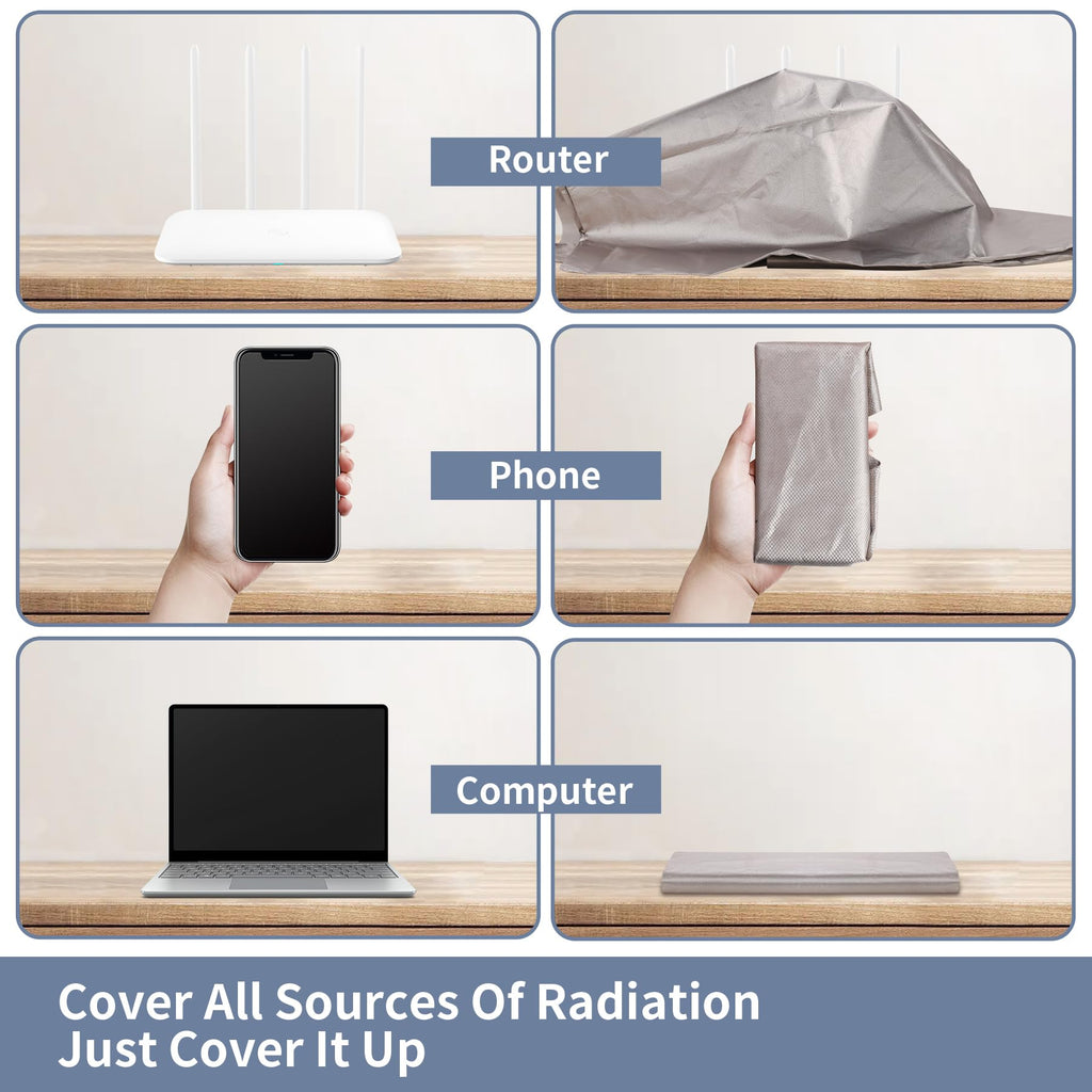Faraday Fabric, Faraday Cloth 43"x 393" with Tape 393" L