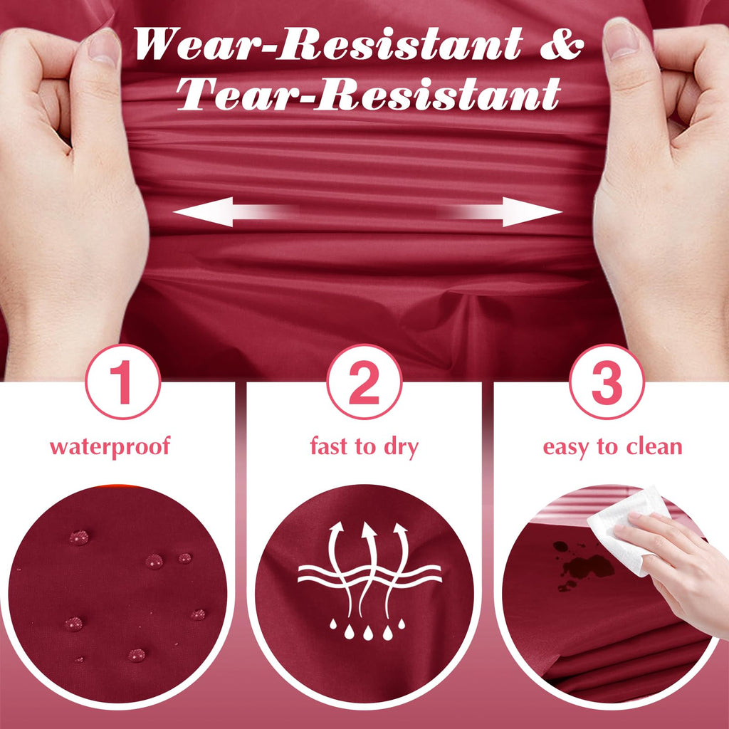 Ripstop Nylon Fabric, 3 Yard x 58 Inch, Burgundy