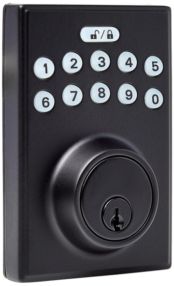 Electronic Keypad Deadbolt Door Lock with Auto Lock, Touch-Control Keyless Entry, Customizable User Codes, Easy