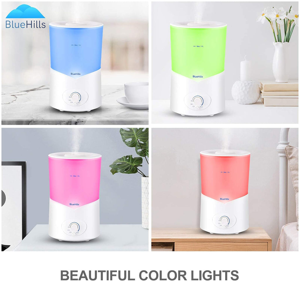 1000 ML Essential Oil Diffuser Premium Humidifier Large 1L White