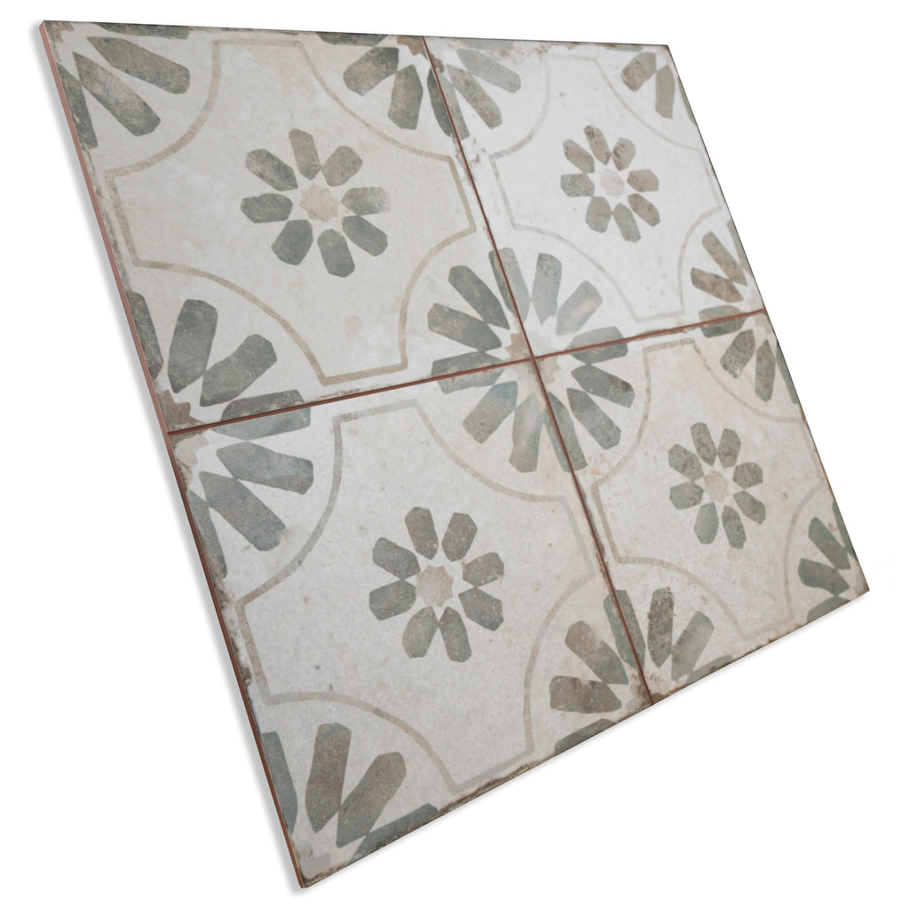 Kings Blume Sage 17-5/8" x 17-5/8" Ceramic Floor and Wall Tile