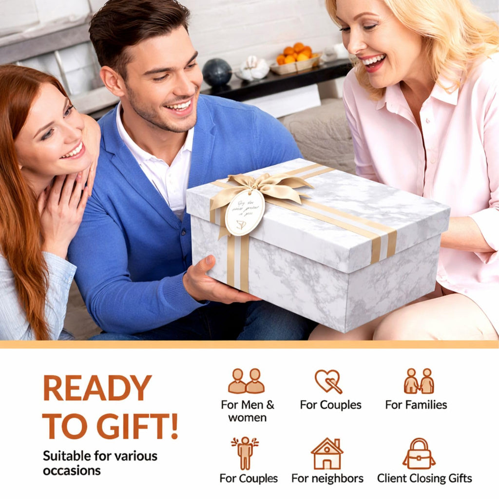 Warming gifts new home basket, New Home Gift Basket (21-Piece) - Thoughtful Housewarming Gift for Families & Couples