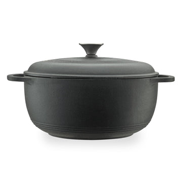 Enameled Cast Iron Round Dutch Oven, 6 qt., Matte Black