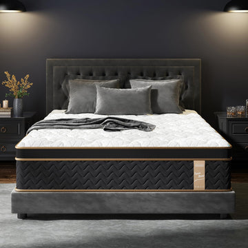 King Mattress 14 Inch, Luxury Hotel Cooling Hybrid Bed Mattress in a Box | Zones Individual Pocket Spring, Extra