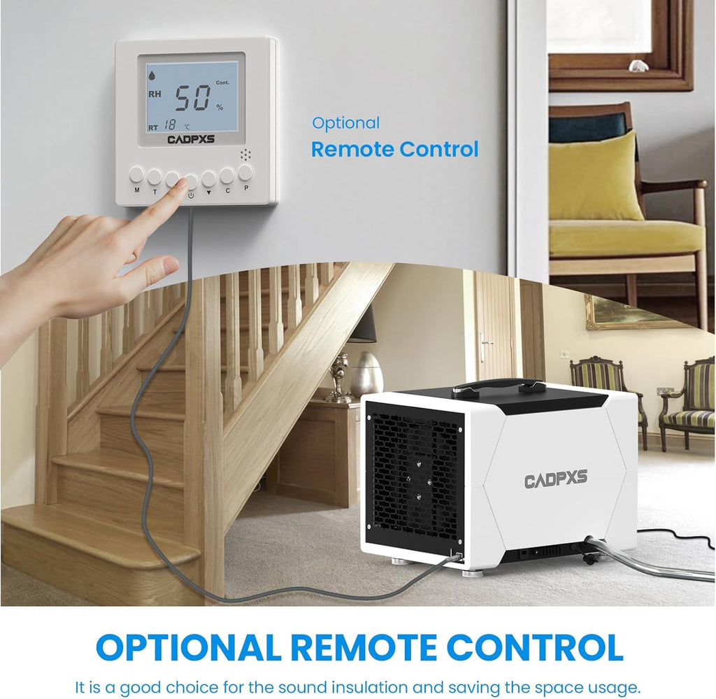 Crawl Space Dehumidifier with Pump and Drain Hose, 80 Pint Crawlspace Dehumidifier for Commercial, Basement