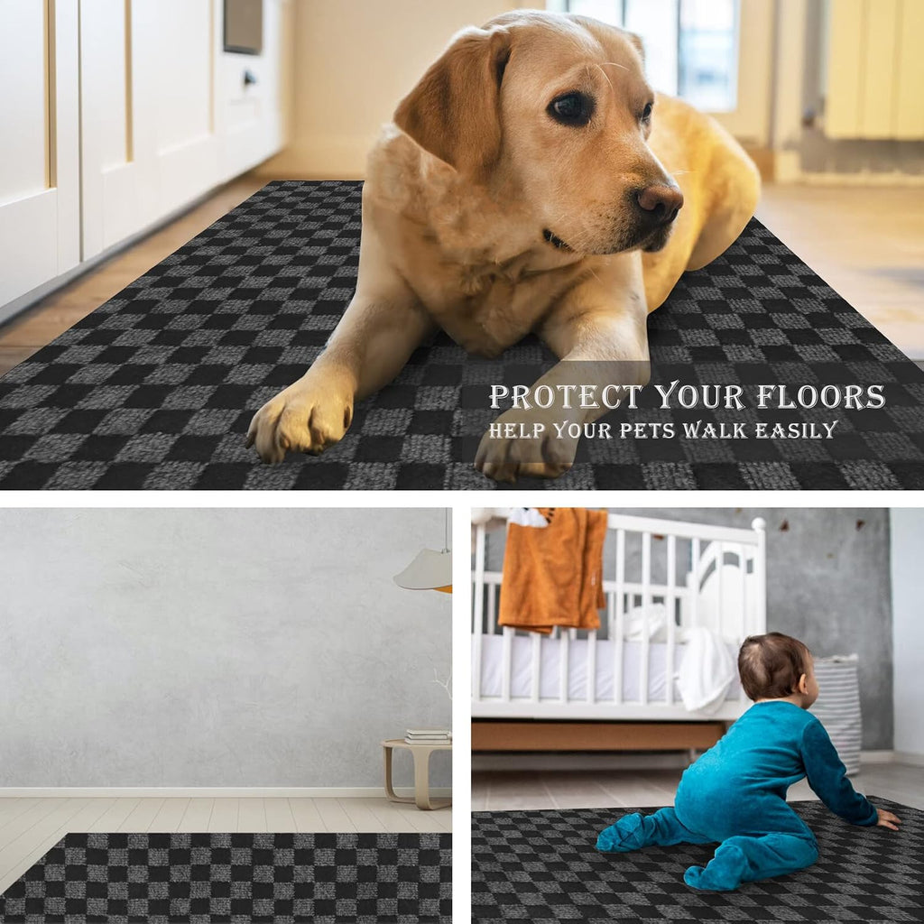 Runner Rug 2' x 15' Indoor/Outdoor Carpet Runners, Hallway Kitchen Entryway Bedroom Area Rugs with Natural Non-Slip