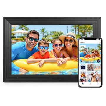 Digital Picture Frame, 10.1 Inch Touch Screen Smart Photo Frame