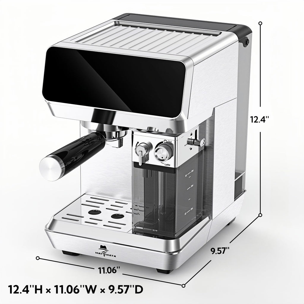 1833L Espresso Machine with Auto Milk Frother, Cappuccino Machine