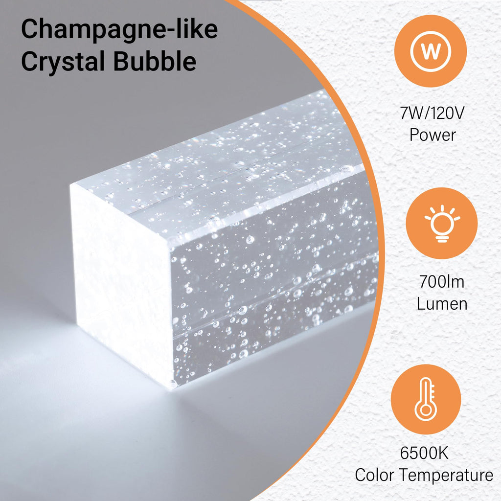 LED Crystal Pendant Light Island, Matte Black, 1 Pack
