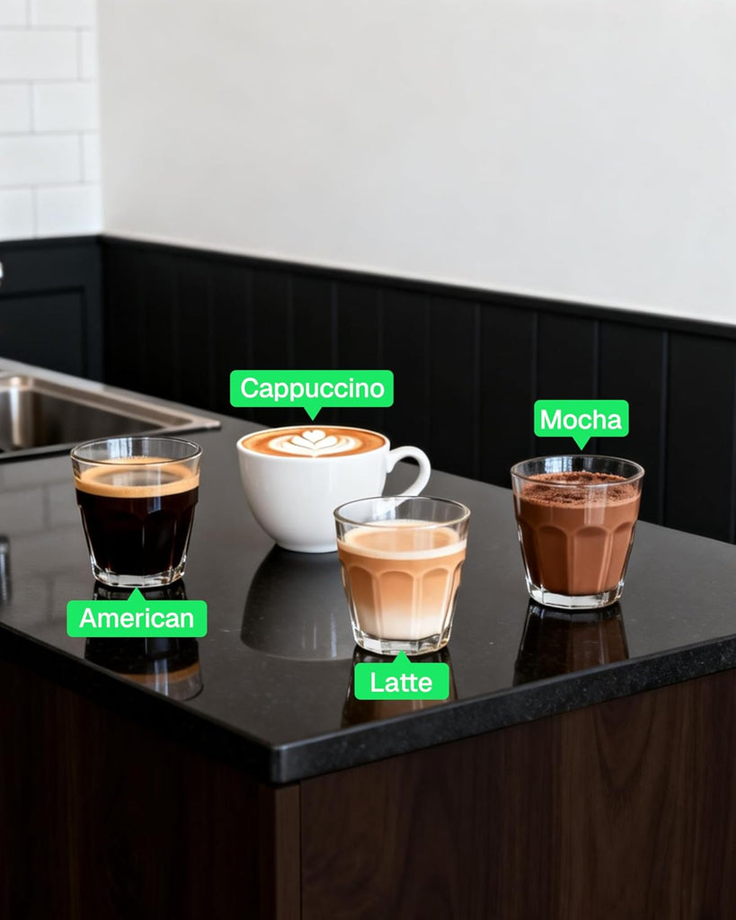 Espresso Machine, 3.5Bar Cappuccino & Latte Maker, 2-4 Cup Stainless Steel Coffee Machine with Milk Frother, 800W