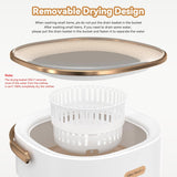 Portable Washing Machine, Folding 20L Mini Washer and Spin-Dryer,3 Cleaning Modes Small Compact Laundry Machine of