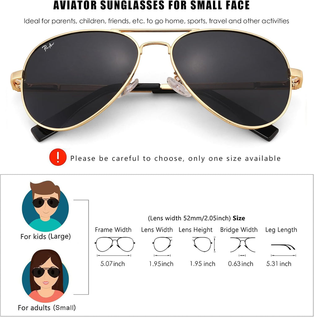 Kids Aviator Polarized Sunglasses for Boys Girls