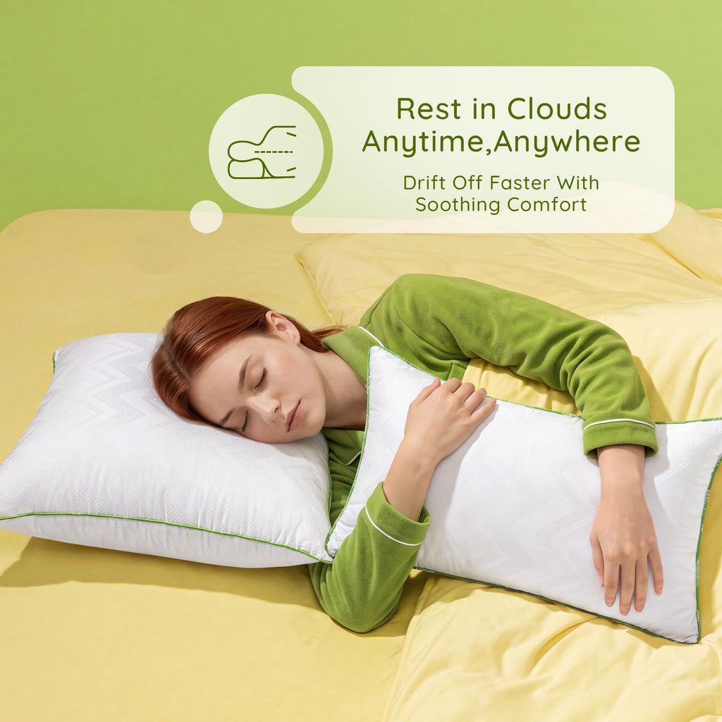 26x26 Pillows Insert (Set of 2) - Throw Pillow Inserts with 100% Cotton Cover - 26 Inch Euro Pillows Sofa Stuffer
