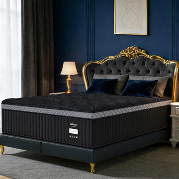 16 Inch Queen Size Mattress, Upgraded Luxury Hybrid Queen Mattress In A Box with 7-Zone Support for Cool Night &