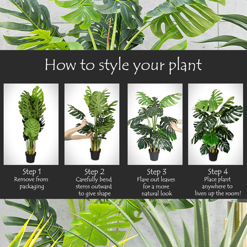 Gorgeous Ficus Trees Artificial Silk Plant, 6', Emerald Green