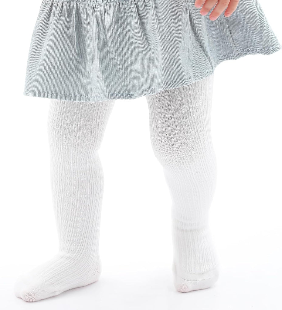 Baby Tights Cable Knit Leggings Seamless Cotton Stockings Pantyhose