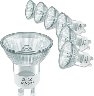 GU10 Halogen Bulb 120V 50W Candle Warmer Lamp Bulb, Long Lasting
