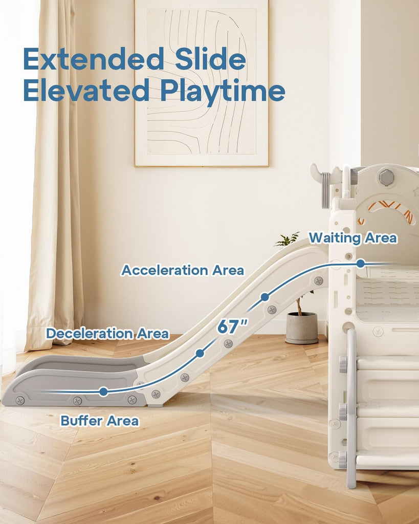 Toddler Slide Set,13 in 1 Kids Slide Playground for Toddlers Age 1-3