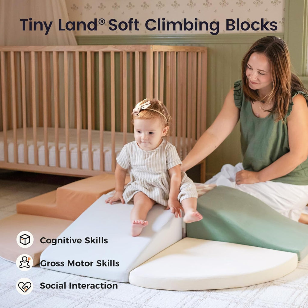 Land Soft Foam Climbing Blocks for Toddlers, Piece Foam Blocks