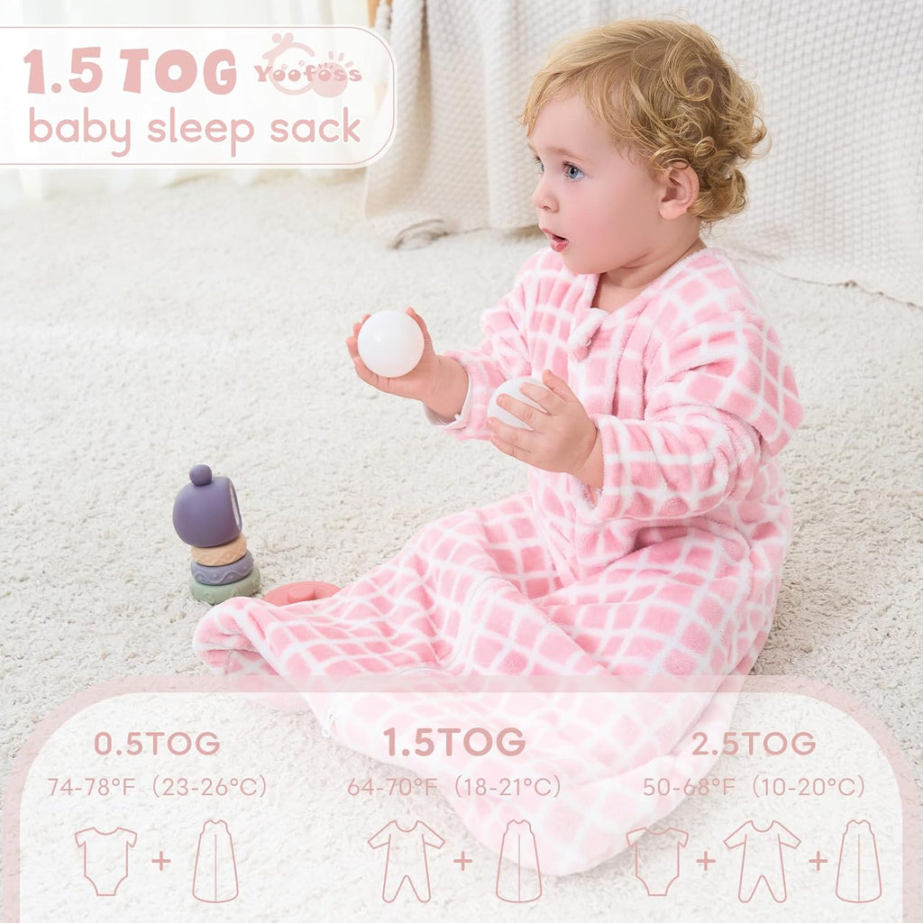 Baby Sleep Sack TOG 1.5 Long Sleeve Way Zipper