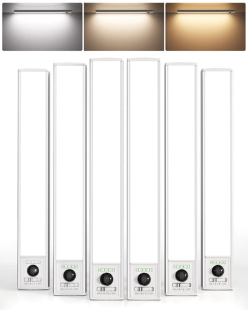 Upgraded Under Cabinet Lighting, 4800mAh Battery