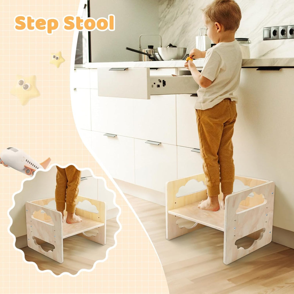 Table and Chair Set, Toddler Table and Chair Set, for 1-3 Kids
