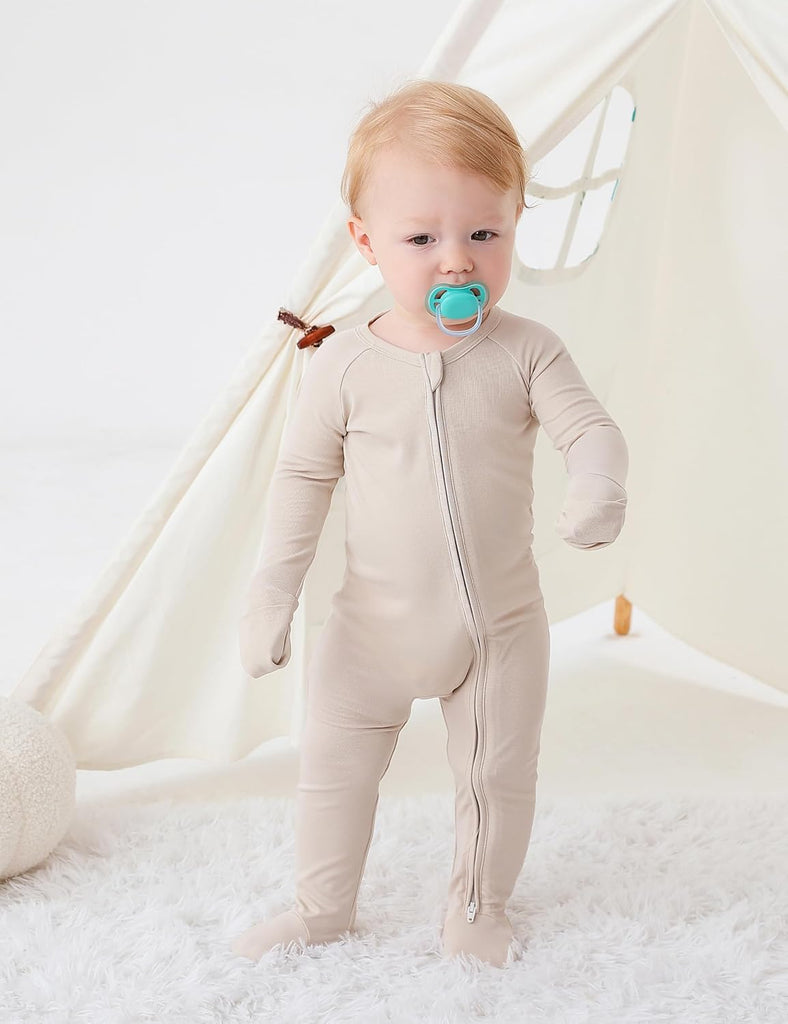 Infant Baby Footed Sleeper Viscose from Bamboo Pjs