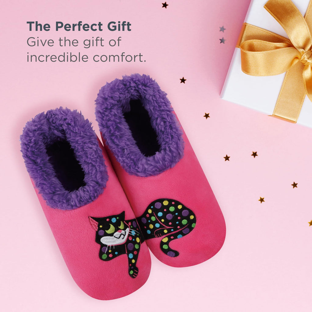 Pairable Slipper Socks Funny (Pdcat, L)